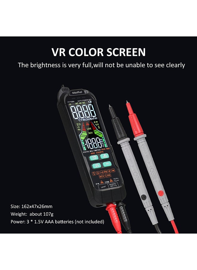 Generic FY158A Digital Intelligent Multimeter, Fully Automatic Portable Multimeter, Digital Display Multimeter  - Image 5