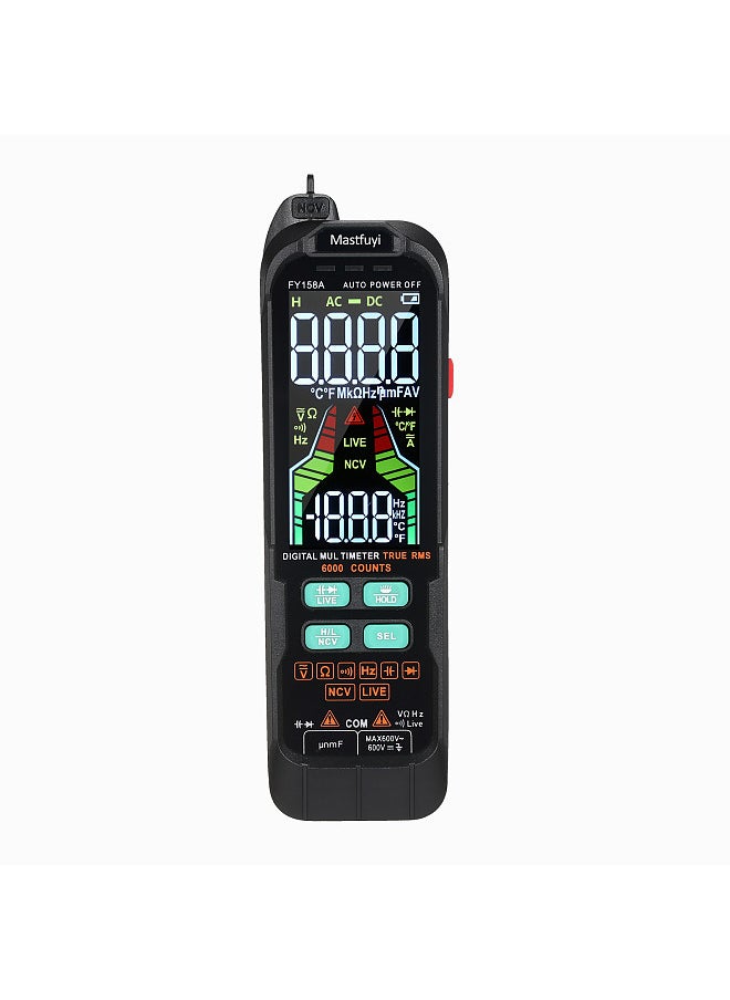 Generic FY158A Digital Intelligent Multimeter, Fully Automatic Portable Multimeter, Digital Display Multimeter  - Image 1