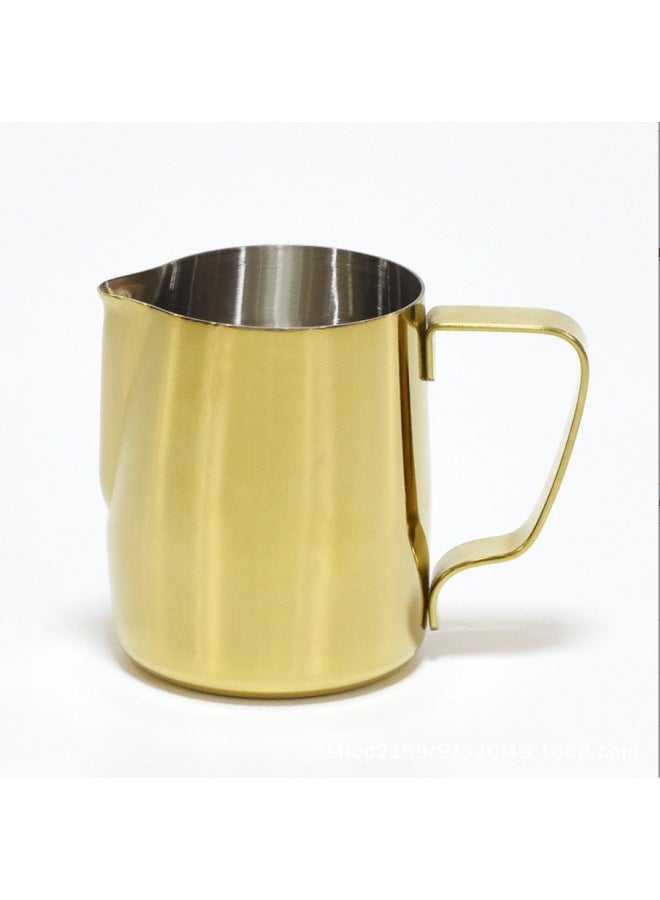 Directly Supplied By The Manufacturer, Stainless Steel Latte Art Cup, Pointed Spout Coffee Frothing Pitcher, Graduated Frothing Cup, Coffee Frothing Tool, Milk Frothing Pitcher
