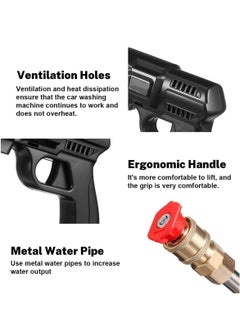 ELTRAZONE 48V 25000mAh 30Bar Cordless High Pressure Car Washer with Nozzles Water Gun Set Garden Cleaning Jet Car Washing Machine  - Image 5