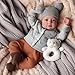 BABESIDE Lifelike Reborn Baby Dolls Boys 17Inch Real Baby Feeling RealisticNewborn Baby Doll Cloth Body Real Life Baby Dolls with Toy Gift Box for Kids Age 3 - Image 4