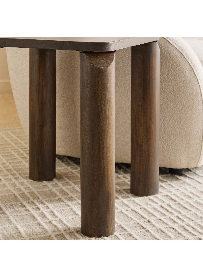 Home Box Pillar Solid Wood End Table - Image 4