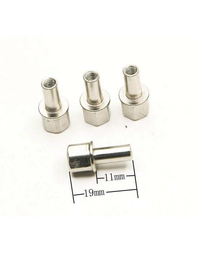 MOHERO Metal Center Nuts For 1/10 Rc Crawler Car Scx10 Wraith 12Mm Wheel Hub Hex Drive Adaptor 15Mm Extension (15Mm) - Image 1