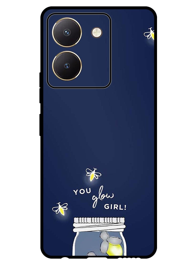 Theodor Protective Case Anti Scratch Shock Proof Bumper Cover For Vivo Y27s You Glow Girl - Image 1