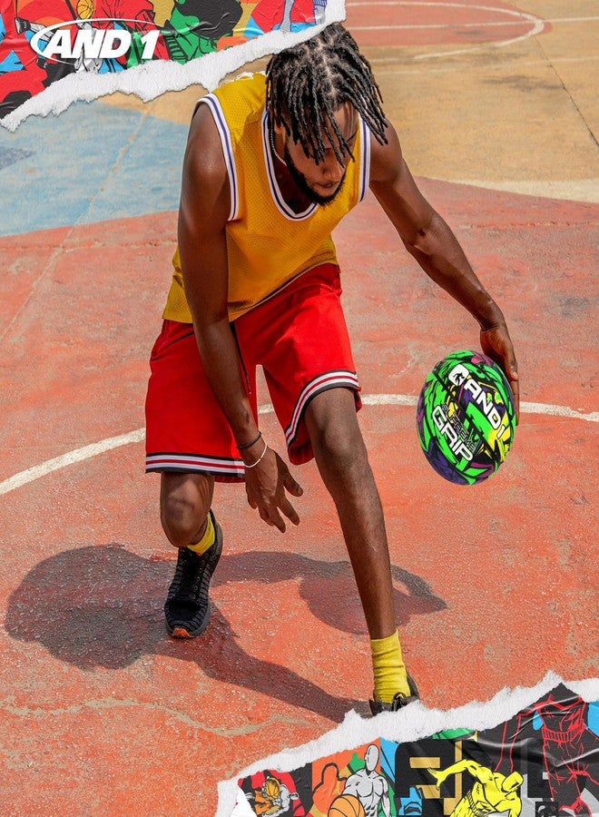 AND1 Supreme Grip Rubber Basketball: Official Regulation Size 7 (29.5 inches) - Deep Channel Construction Streetball, Made for Indoor Outdoor Basketball Games - Image 4