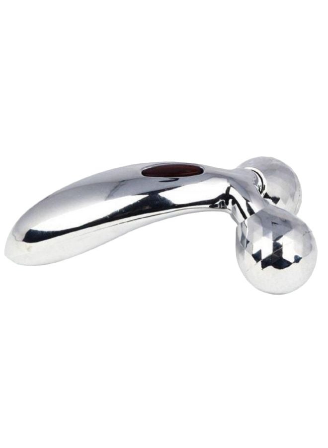 general Y-shaped roller 3D massager, reduces skin swelling, lymphatic drainage, facial tension, skincare gift (silver)  - Image 1