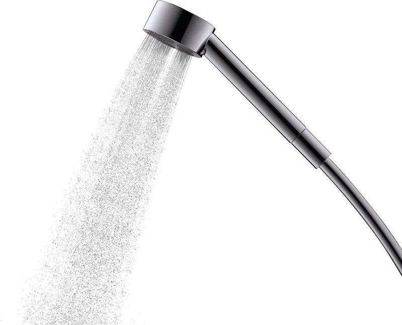 AXOR AXOR ONE 3inch Modern Handheld Shower Head 1Spray PowderRain in Brushed Black Chrome 48654341  - Image 2