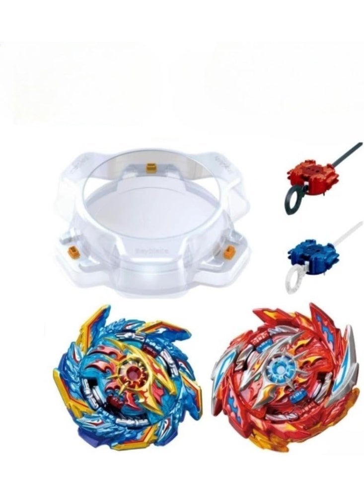 TAKARA TOMY مجموعة معركة تاكارا تومي بي باتل بيرست سباركينغ S5 - ملعب بي بليد الأصلي مع كولوسال هيليوس 1B و سوبر هايبرون 1A (لأعمار 8+)  - Image 3