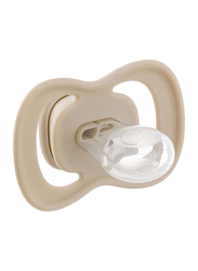 b.box Designer Pacifier Silicone Size 2, 6M+, 2 Pieces, Blush/Latte  - Image 4