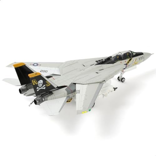 NUOTIE US Navy F-14 Tomcat 1/72 Alloy Model VF-84 Jolly Rogers Fighter DieCast Metal Airplane Military Display Model Collection or Gift - Image 1