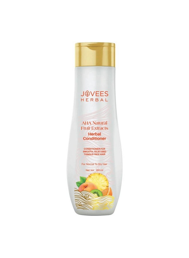Jovees Herbal AHA Natural Fruit Extracts Conditioner | Gives Smooth, Silky And Tangle Free Hair | For Normal To Dry hair 300ml - Image 1
