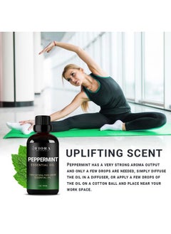 Fiora Naturals Peppermint Essential Oil by Fiora Naturals - 100% Pure Peppermint Oil for Hair Growth, Skin and Scalp Acne, Diffuser, DIY soap, and Candle Making. Pure Mentha Piperita Oil - 1 oz /30ml  - Image 5