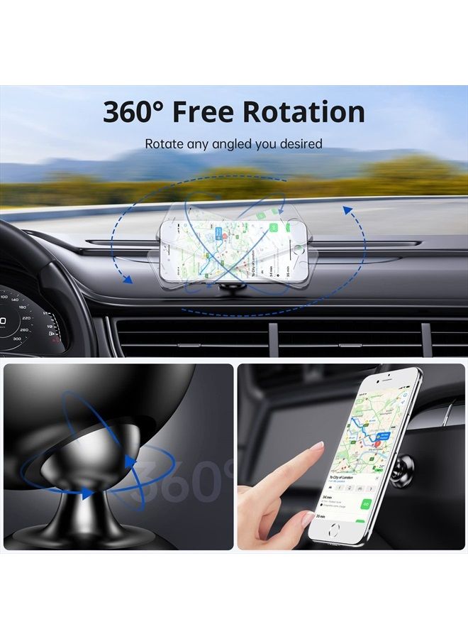 Syncwire Magnetic Car Phone Holder for Dashboard, Cell Phone Car Kits, 360° Adjustable Magnet Cell Phone Mount Compatible with iPhone, Samsung, LG, GPS, Mini Tablet and More - Image 3