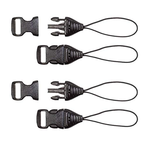 OP/TECH USA 1301112 Mini QD Loops - 1mm - System Connectors, Black - Image 1