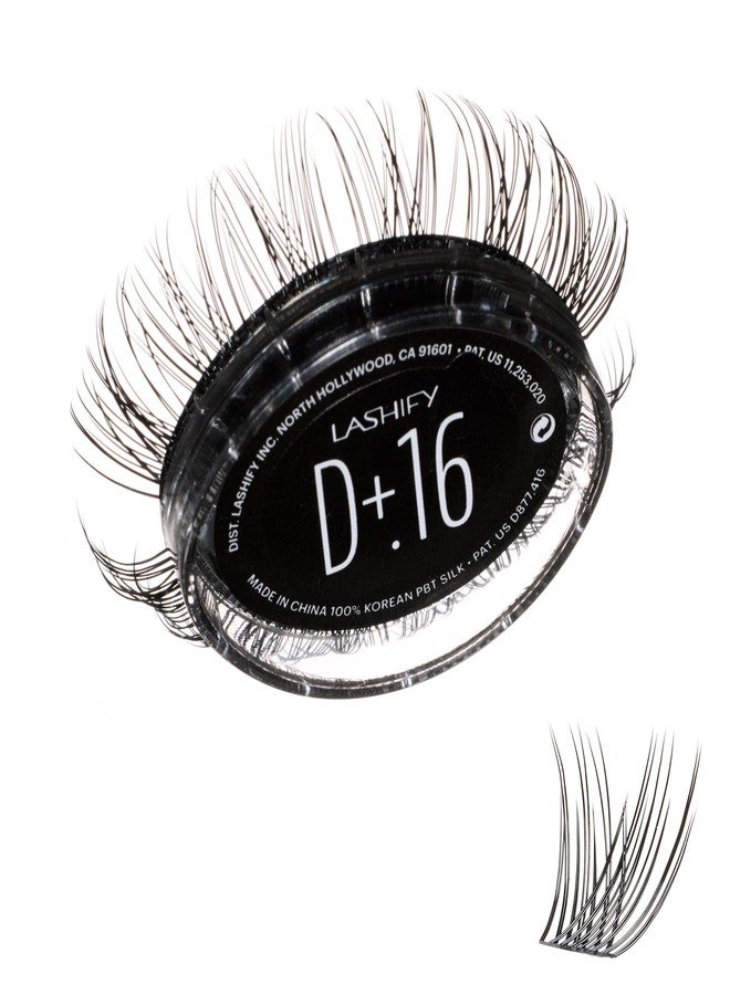 Lashify Drama Plus+ 16mm Gossamer Eyelash Extensions Refill in Black, Easy DIY False Lashes for the Most Delicate, Natural and Long Lasting Look - Image 1
