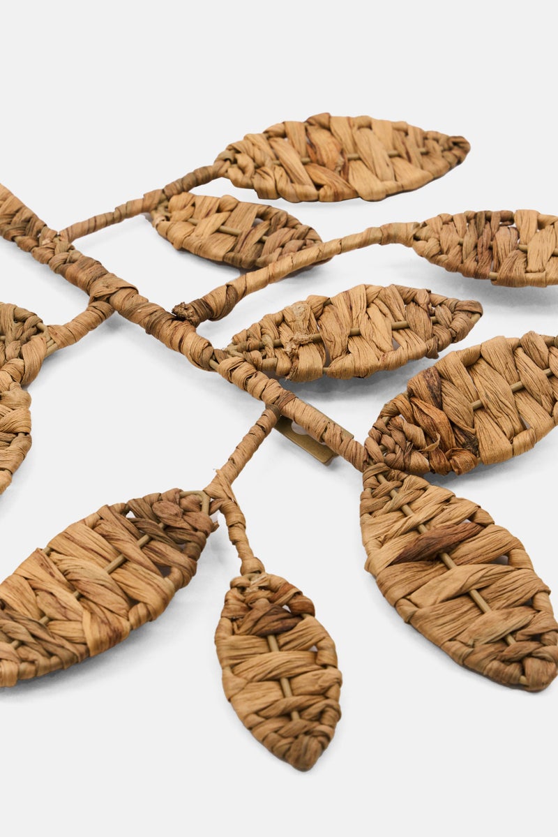 Muy Mucho Leaves Wall Decoration, Tan  - Image 3