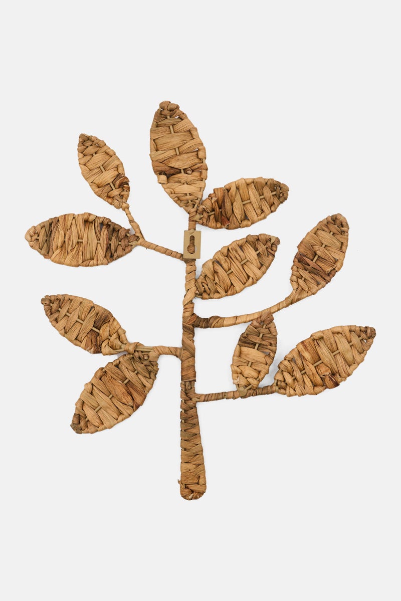 Muy Mucho Leaves Wall Decoration, Tan  - Image 1