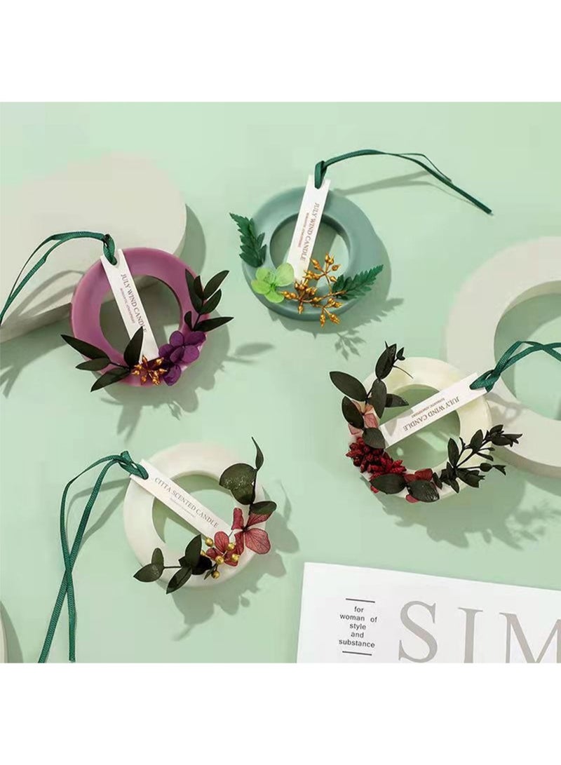 3Pcs Aromatherapy Tablets Wax, Long-Lasting Preserved Flower-Scented Sachets for Wardrobe Drawer Bedroom -Ring  - Image 3