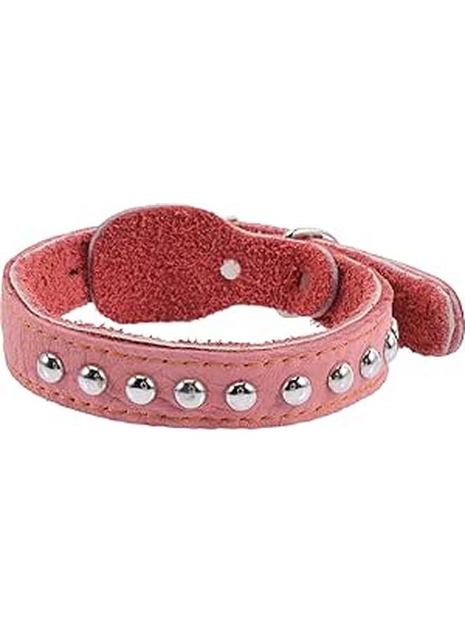 Soft Leather Dog Collar 2.5cm Wide Adjustable Wear Resistant for Large Dogs - Image 1