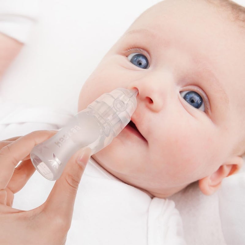 haakaa ممتص أنف هاكّا البطريق للأطفال لتخفيف انسداد الأنف يعمل عن طريق الشفط خالي من BPA و PVC و الفثالات سيليكون آمن للطعام سهل التنظيف قياس السوائل - Image 2