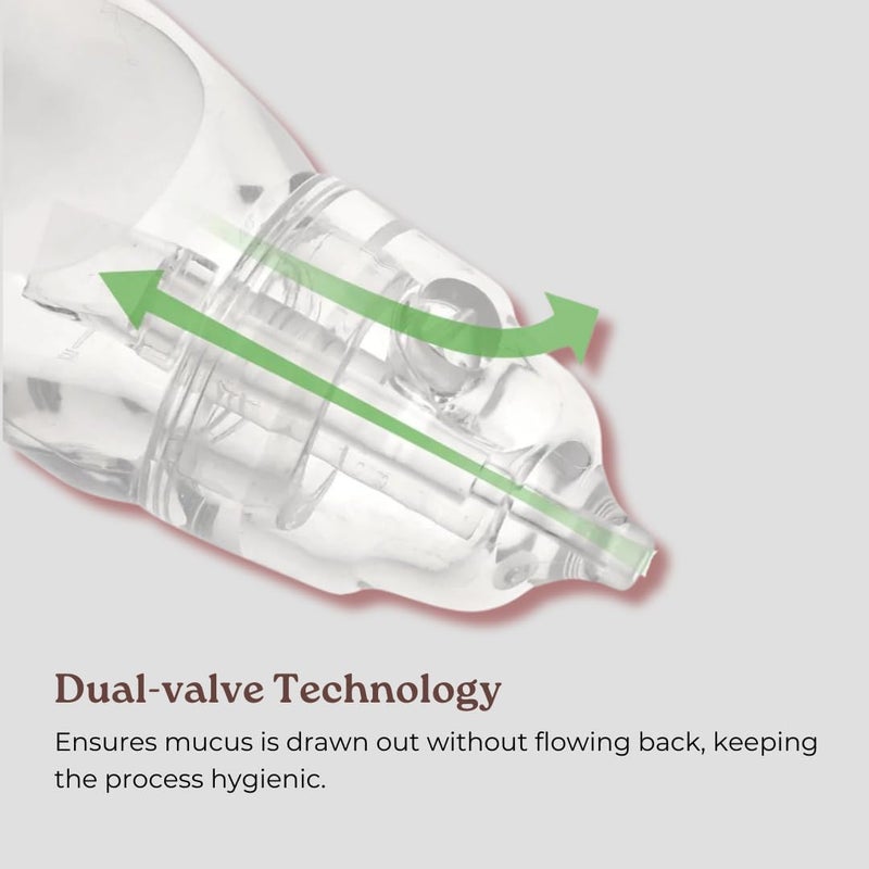 haakaa ممتص أنف هاكّا البطريق للأطفال لتخفيف انسداد الأنف يعمل عن طريق الشفط خالي من BPA و PVC و الفثالات سيليكون آمن للطعام سهل التنظيف قياس السوائل - Image 4