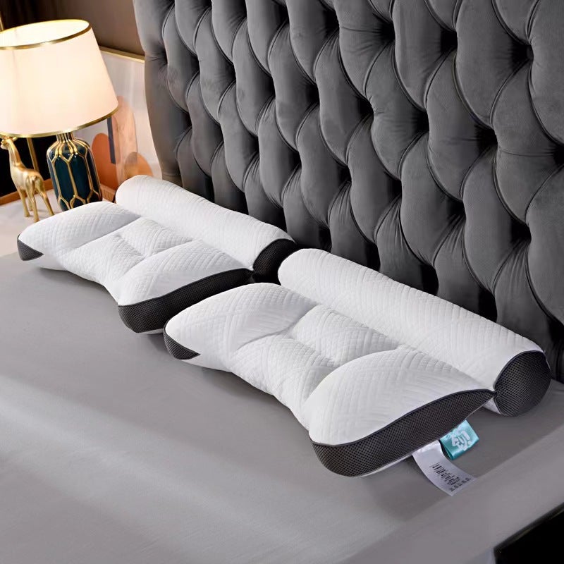Factory direct second-generation neck protection to help sleep home student hotel a pair of anti-traction pillows wholesale(Emerald, 40*60 [low pillow] 710g) - Image 3