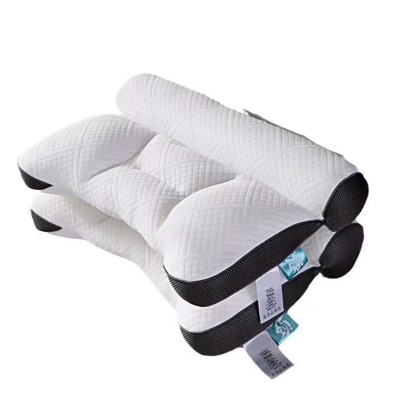 Factory direct second-generation neck protection to help sleep home student hotel a pair of anti-traction pillows wholesale(Emerald, 40*60 [low pillow] 710g) - Image 5