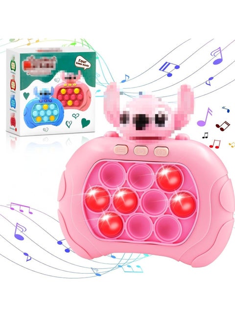 Quick Push Pop-It Fidget Toy, Puzzle Pop-It Game, Decompression Breakthrough Puzzle Game Machine, Early Development Toy, Pop-It Pro Light Up Game- Package Shape May Vary