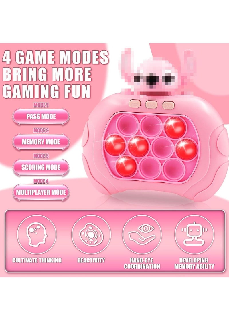 Quick Push Pop-It Fidget Toy, Puzzle Pop-It Game, Decompression Breakthrough Puzzle Game Machine, Early Development Toy, Pop-It Pro Light Up Game- Package Shape May Vary