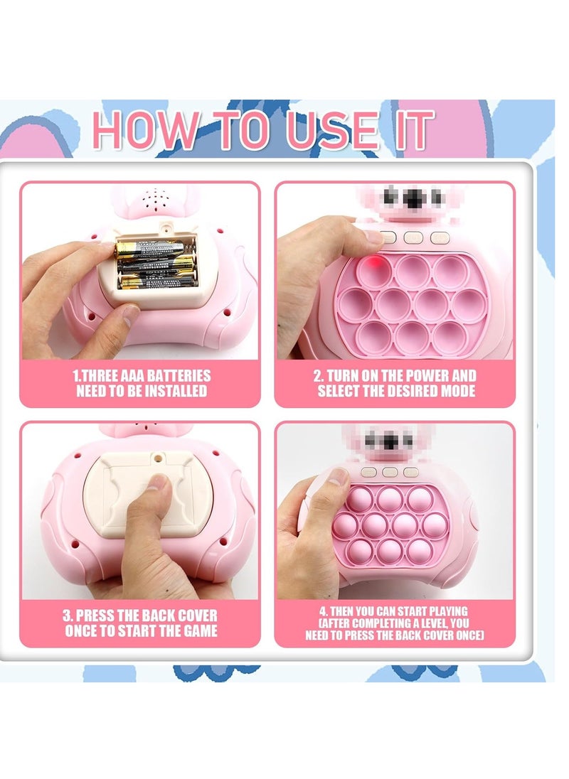 Quick Push Pop-It Fidget Toy, Puzzle Pop-It Game, Decompression Breakthrough Puzzle Game Machine, Early Development Toy, Pop-It Pro Light Up Game- Package Shape May Vary