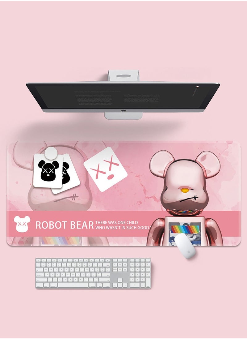 Merry Moments Desk Pad Desk Mat Mouse Keyboard Mat Gaming Pad Office Desk Mat Laptop Desk Mat Writing Mat for Office Home Decor Retail Non-Slip Rubber Base 30x80 cm Type G  - Image 1