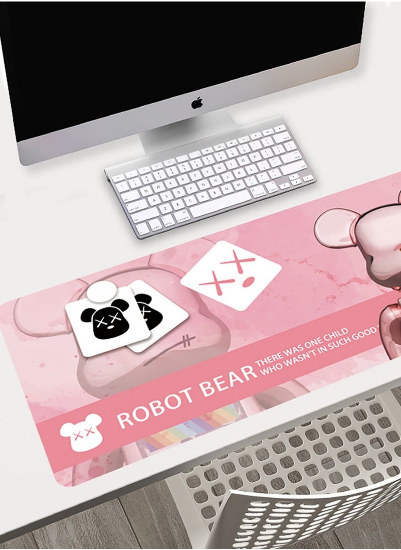 Merry Moments Desk Pad Desk Mat Mouse Keyboard Mat Gaming Pad Office Desk Mat Laptop Desk Mat Writing Mat for Office Home Decor Retail Non-Slip Rubber Base 30x80 cm Type G  - Image 2