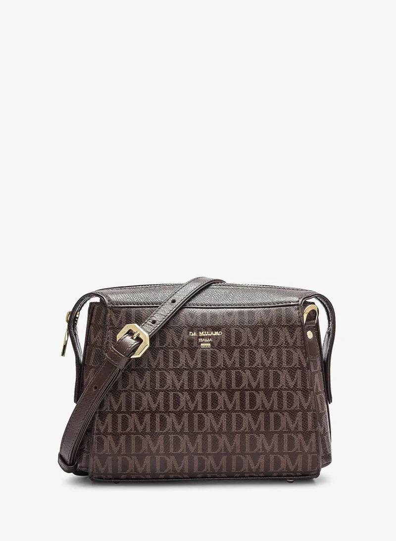 Da Milano Small Monogram Leather Sling - Date