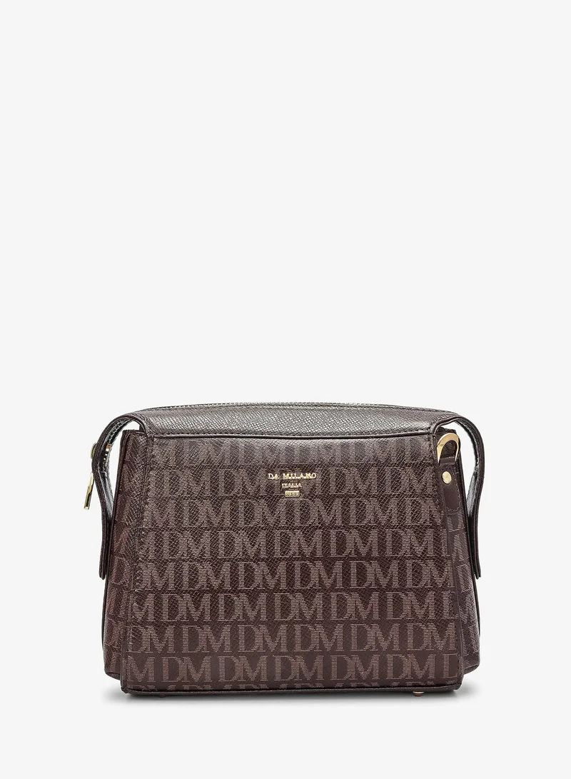Da Milano Small Monogram Leather Sling - Date
