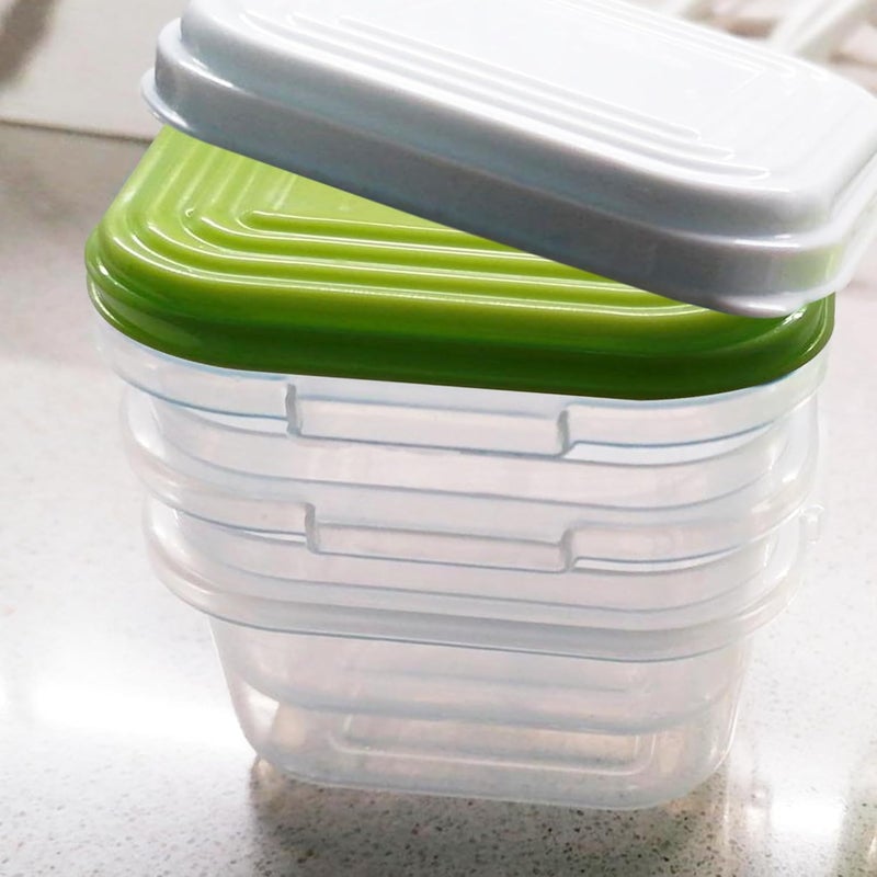ARSUK Baby Food Containers 4oz120ml  Baby Snack Containers  Reusable Small Freezer Jars with Leak Proof Lids  Toddler Weaning Snack Pots  Dishwasher Freezer  Microwave Safe 8 PCS - Image 4