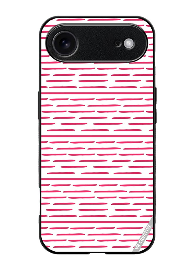 Protective Case Cover For Apple iPhone 17 Air Strips Design Multicolour