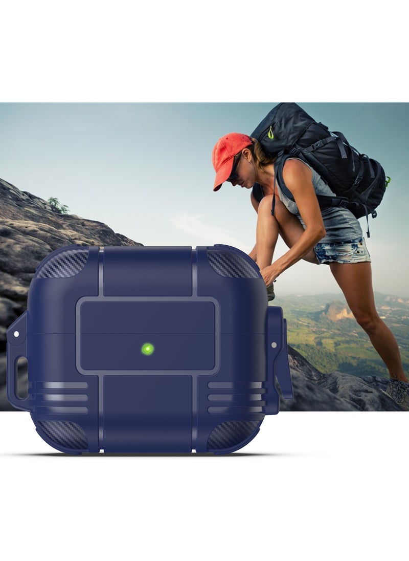 Contex - Shockproof Protective Cover For Air Pods Pro with Lock Switch - Black - Image 1