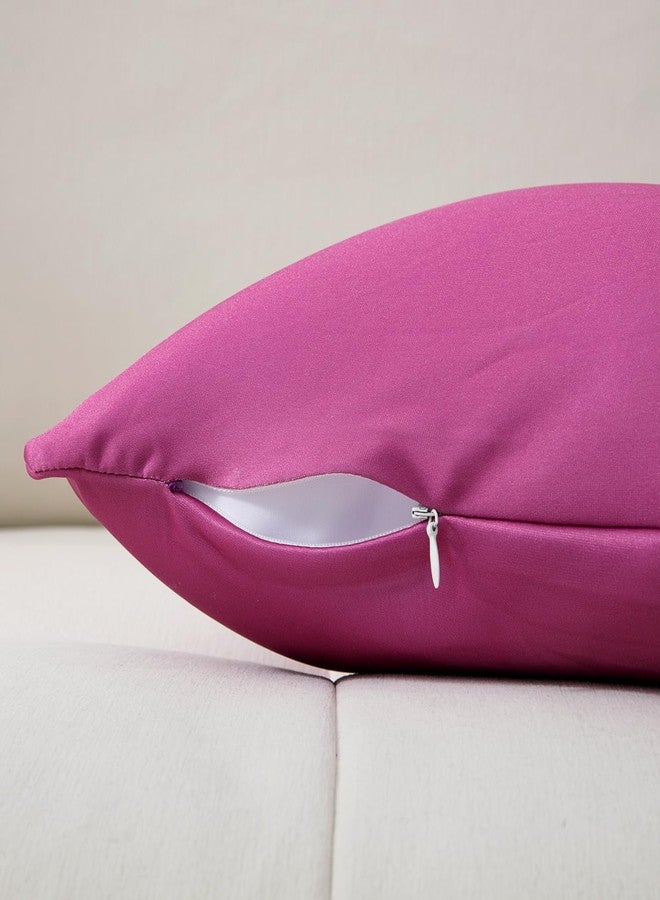 Focustree Microbead Throw Pillow with Removable Cover (Dark Purple) - Image 5