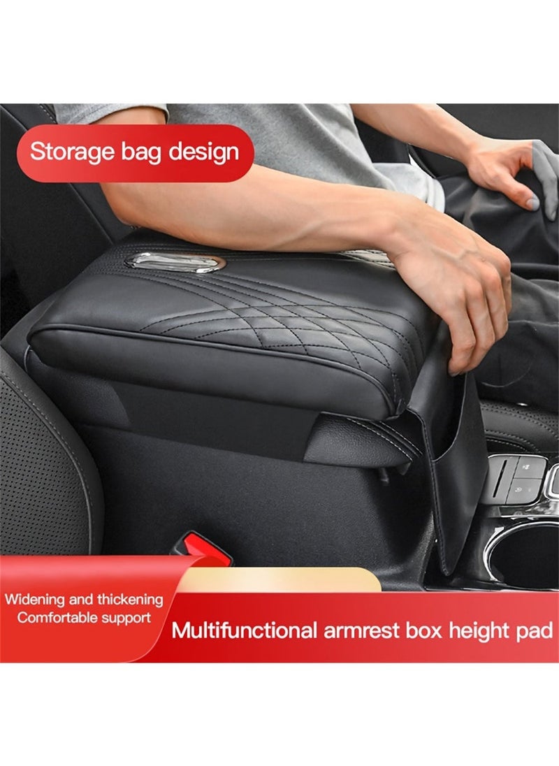 Car Central Control Armrest Memory Foam Armrest Heightening Pad, Lengthened Central Armrest Box Pad - Image 3
