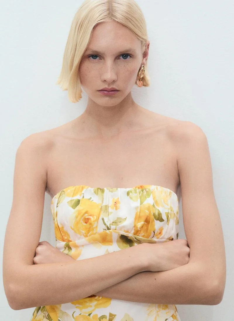مانجو Floral Print Dress