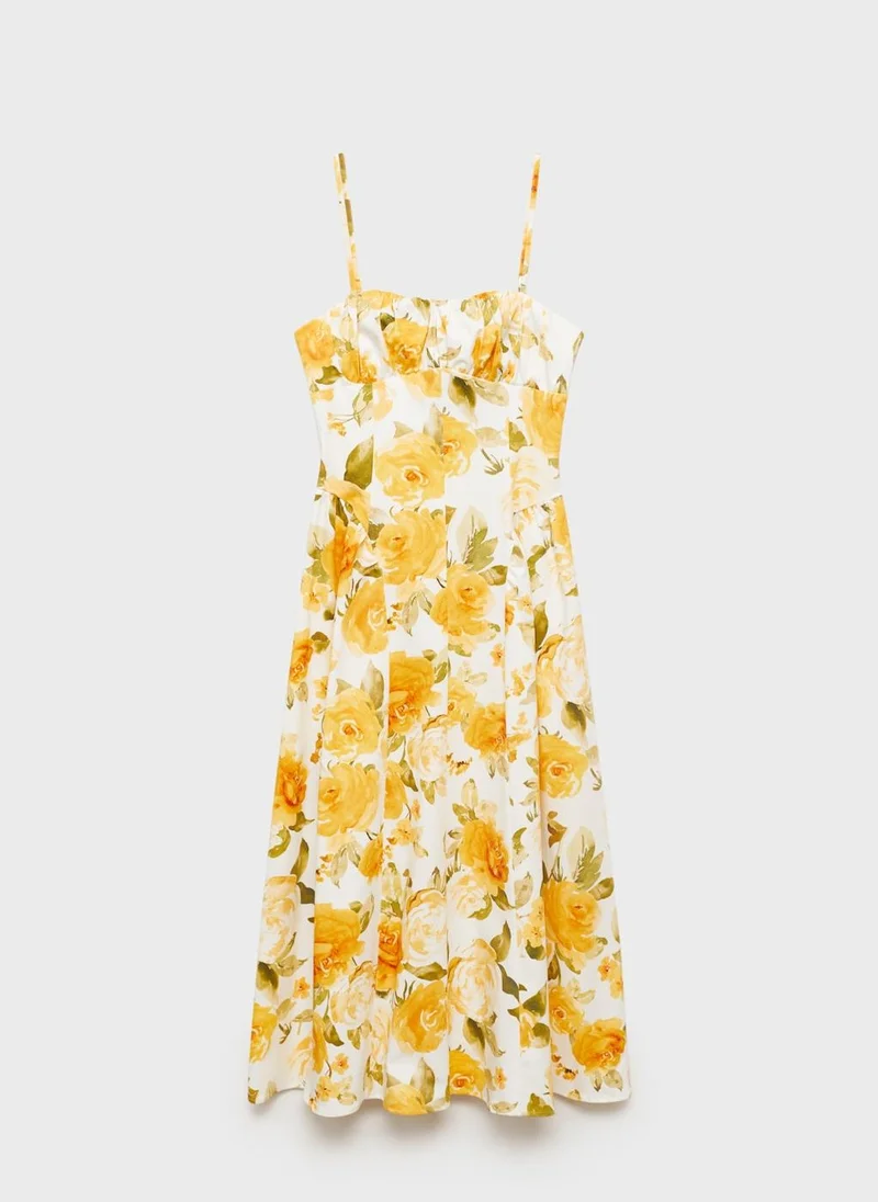مانجو Floral Print Dress