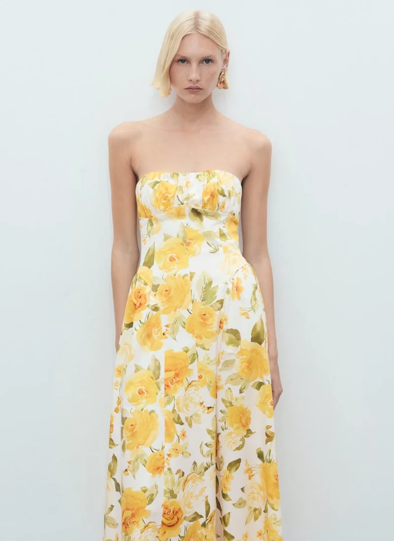مانجو Floral Print Dress