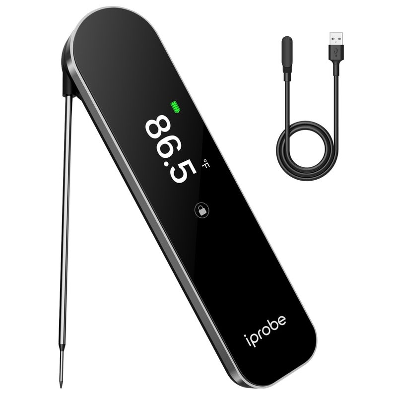 iprobe Meat Thermometer Digital -0.5 Sec Instant Read Food Thermometer for Cooking and Grilling Stocking Stuffers for Men Christmas Gifts for Men - Image 1