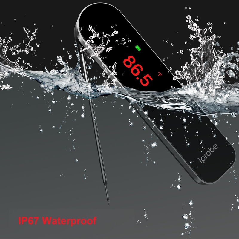 iprobe Meat Thermometer Digital -0.5 Sec Instant Read Food Thermometer for Cooking and Grilling Stocking Stuffers for Men Christmas Gifts for Men - Image 3