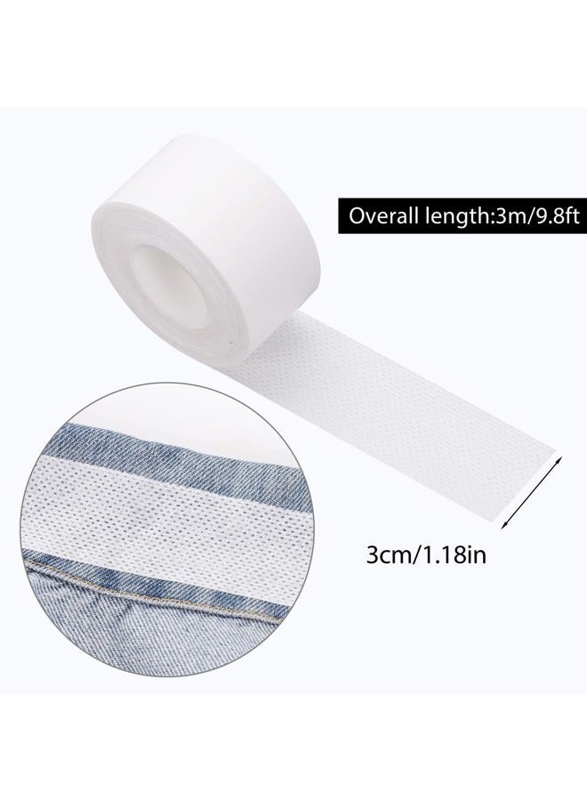 BESARME 2 Roll Disposable Collar Protector Sweat Pads, Self-adhesive Shirt Collar Protector Comfortable Collar Sweat Pads Shirt Neck Liner Invisible Protector Hat Sweat Liner Against Sweat Stains - Image 2