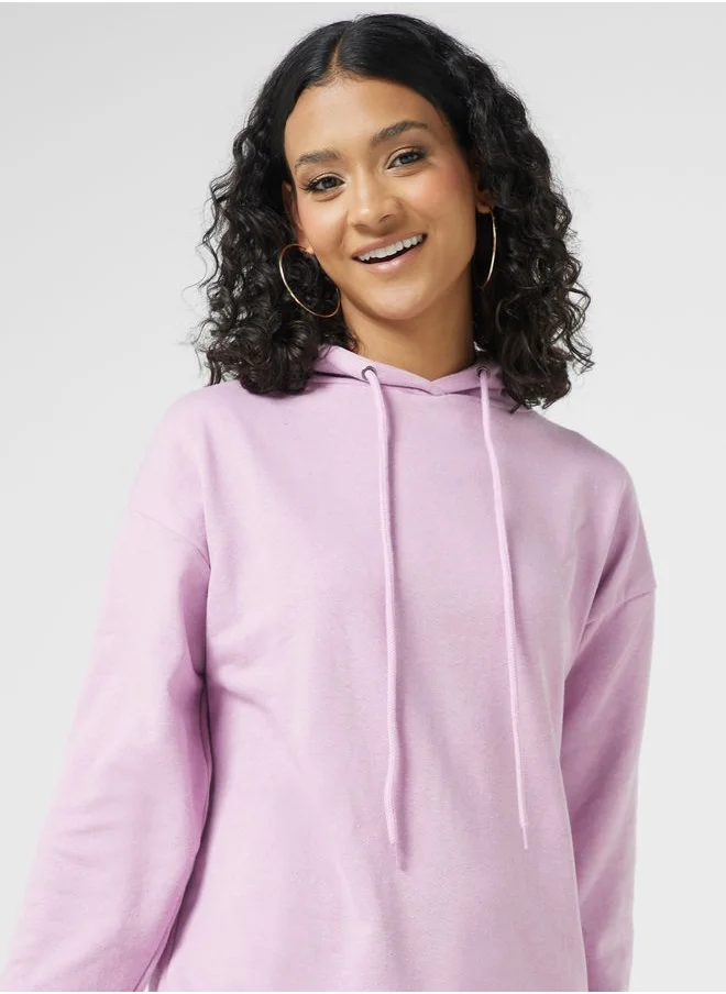 Ginger Basics Hooded Mini Dress