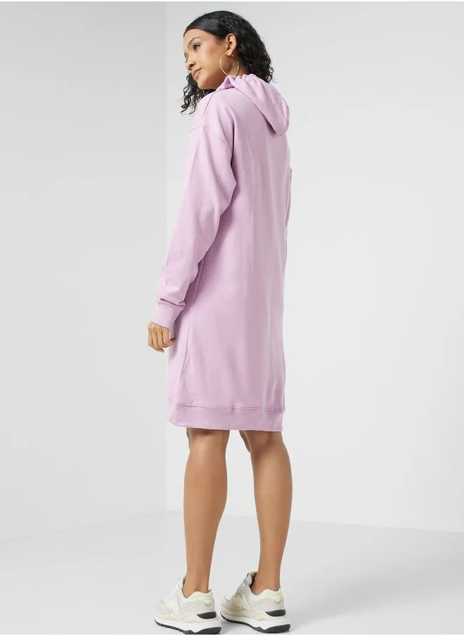 Ginger Basics Hooded Mini Dress