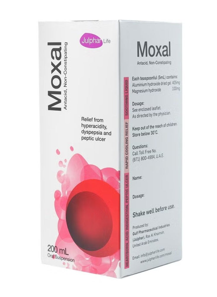 Julphar Life Moxal Suspension 200ml  - Image 1