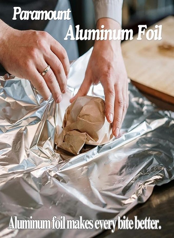 Paramount High-Quality Aluminum Foil Paper, 25 Meter Length, 295mm Width, 11 Micron - Ideal for Kitchen Use, Cooking, Food Wrapping, Grilling, Baking and Food Safety (1 Roll) - Image 4