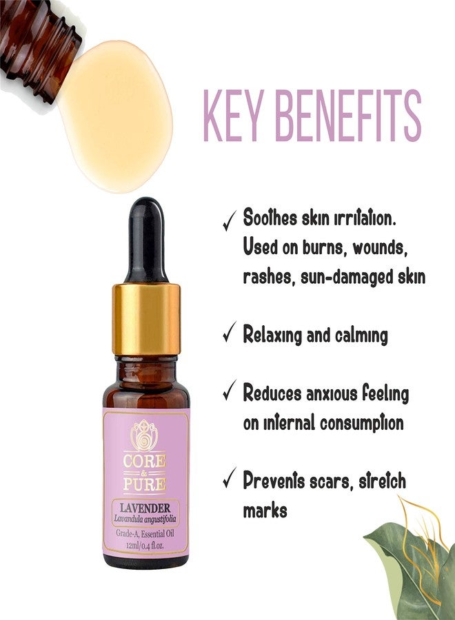 CORE & PURE Combo Pack of Magical Facial Oil Serum & Lavender Grade-A, Essential Oil (12 ml Each) - Image 5